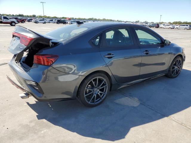 3KPF44AC3ME366921 - 2021 KIA FORTE GT GRAY photo 3