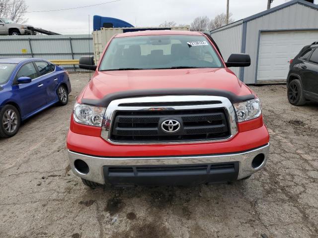 5TFRM5F10BX033681 - 2011 TOYOTA TUNDRA DOUBLE CAB SR5 RED photo 5