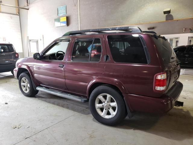 JN8DR09Y94W918983 - 2004 NISSAN PATHFINDER LE MAROON photo 2