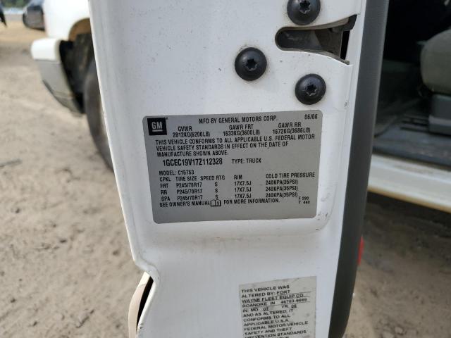 1GCEC19V17Z112328 - 2007 CHEVROLET SILVERADO C1500 CLASSIC Ağ foto 12