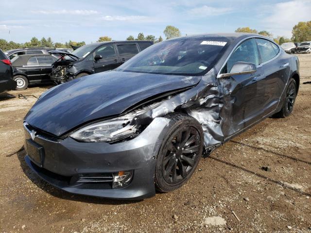 5YJSA1E25JF267918 - 2018 TESLA MODEL S 灰色 照片 1