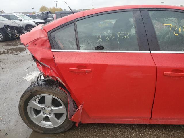 1G1PC5SB2F7280952 - 2015 CHEVROLET CRUZE LT RED photo 10