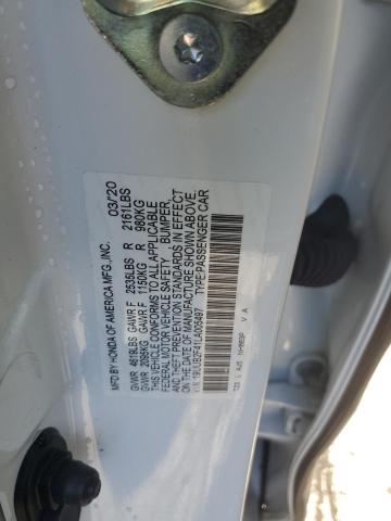 19UUB2F41LA005497 - 2020 ACURA TLX TECHNOLOGY WHITE photo 12