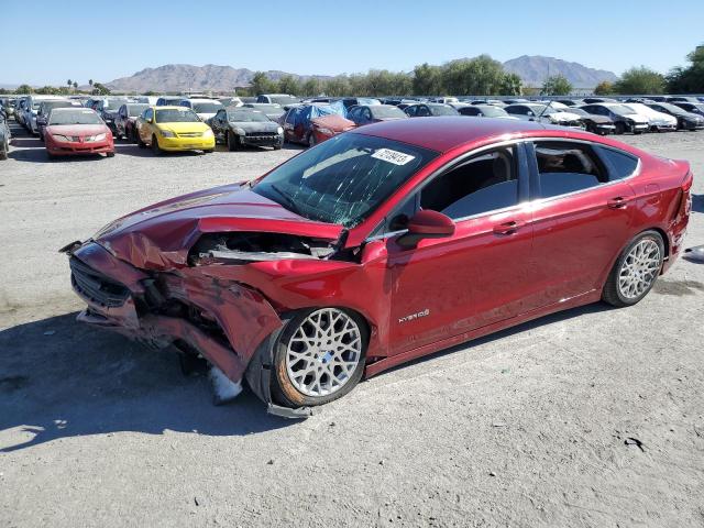 3FA6P0LUXHR326944 - 2017 FORD FUSION SE HYBRID RED photo 1