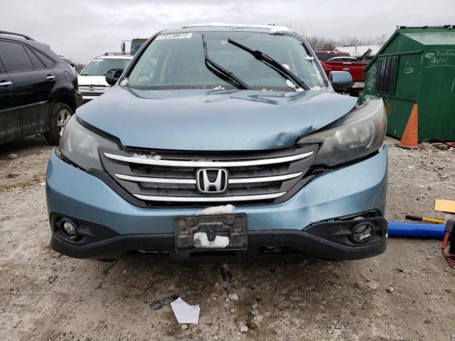 2HKRM4H59EH694619 - 2014 HONDA CR-V EX BLUE photo 5