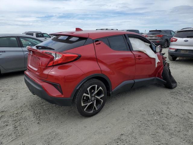 JTNKHMBX5L1071448 - 2020 TOYOTA C-HR XLE RED photo 3