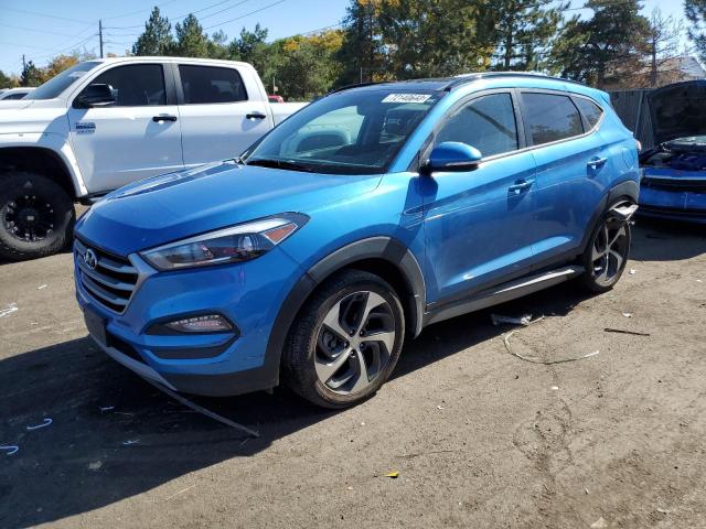 KM8J3CA21JU733483 - 2018 HYUNDAI TUCSON VALUE BLUE photo 1