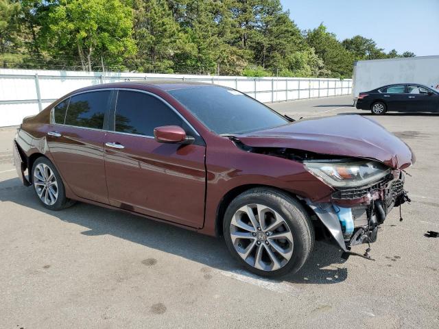 1HGCR2F52DA042446 - 2013 HONDA ACCORD SPORT BURGUNDY photo 4