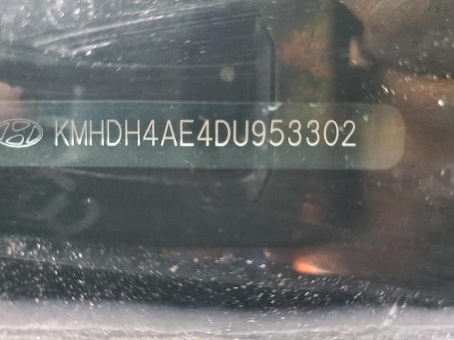 KMHDH4AE4DU953302 - 2013 HYUNDAI ELANTRA GLS GRAY photo 12