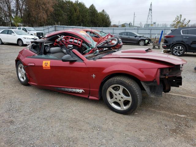 1FAFP40493F345339 - 2003 FORD MUSTANG RED photo 4