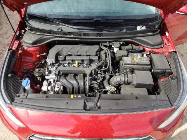 3KPC24A67NE166631 - 2022 HYUNDAI ACCENT SE RED photo 11