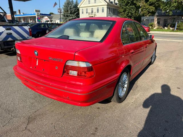 WBADN63441GM73622 - 2001 BMW 540 I AUTOMATIC RED photo 4