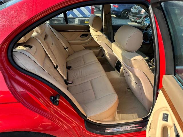 WBADN63441GM73622 - 2001 BMW 540 I AUTOMATIC RED photo 6