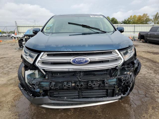 2FMPK4J92GBC10634 - 2016 FORD EDGE SEL BLUE photo 5