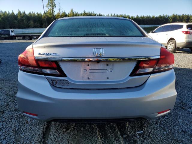 19XFB2F58EE031417 - 2014 HONDA CIVIC LX SILVER photo 6