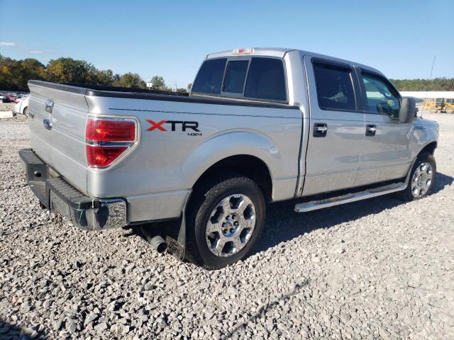 1FTFW1ET7BFB36191 - 2011 FORD F150 SUPERCREW GRAY photo 3