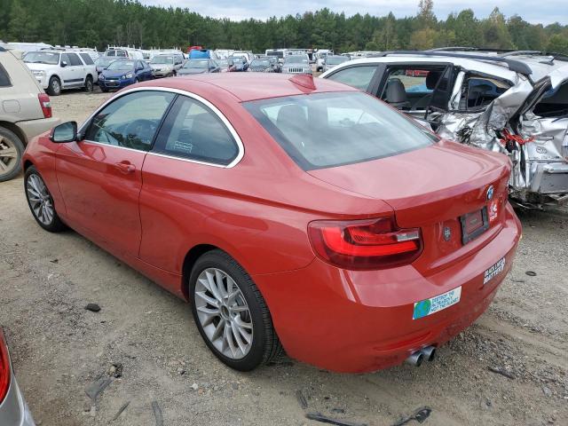 WBA1F5C58EV256045 - 2014 BMW 228 I RED photo 2