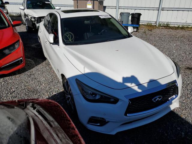 JN1AV7AP3JM160056 - 2018 INFINITI Q50 HYBRID LUXE WHITE photo 4