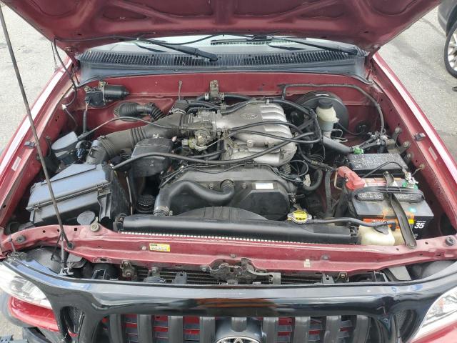 5TEGN92N22Z122049 - 2002 TOYOTA TACOMA DOUBLE CAB PRERUNNER RED photo 11