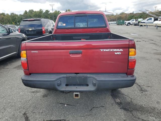 5TEGN92N22Z122049 - 2002 TOYOTA TACOMA DOUBLE CAB PRERUNNER RED photo 6