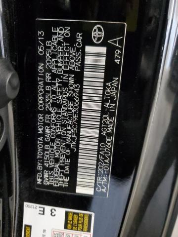 JTKJF5C79E3066943 - 2014 TOYOTA SCION TC შავი ფოტო 12