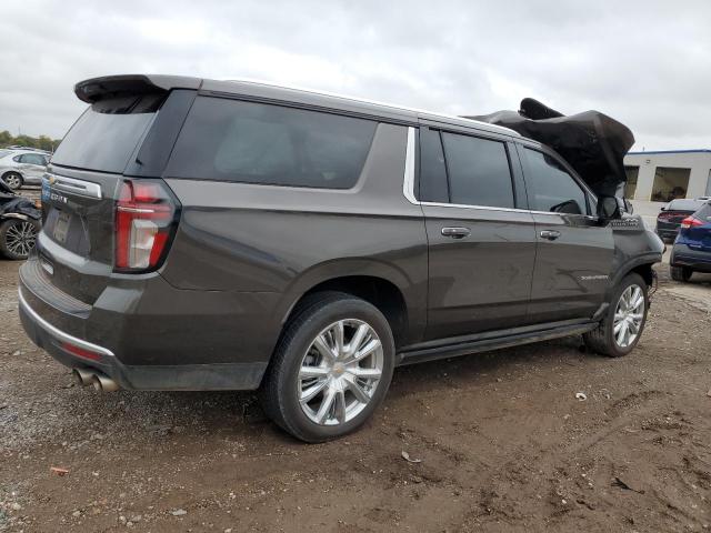 1GNSKGKL9MR254186 - 2021 CHEVROLET SUBURBAN K1500 HIGH COUNTRY BROWN photo 3