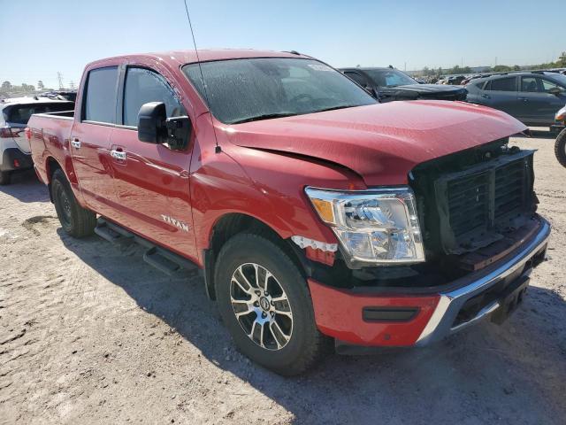 1N6AA1ED4MN513650 - 2021 NISSAN TITAN SV RED photo 4