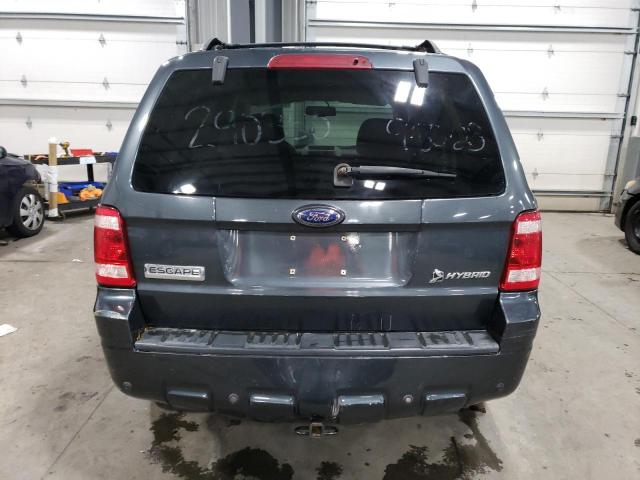 1FMCU59H38KB24945 - 2008 FORD ESCAPE HEV GRAY photo 6