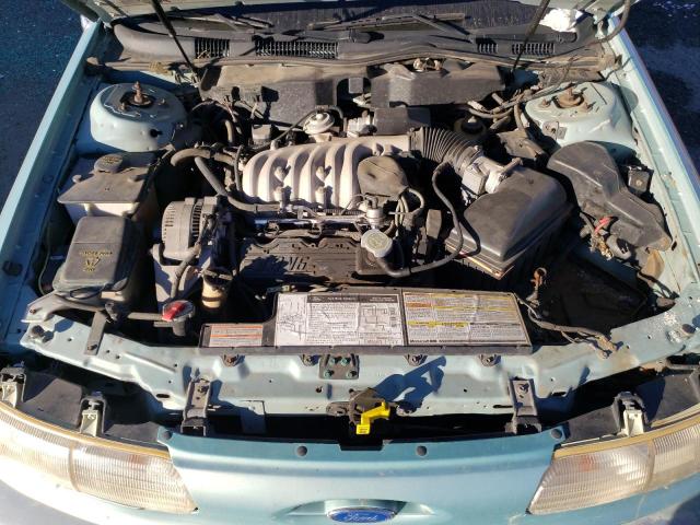 1FALP52U5SG200278 - 1995 FORD TAURUS GL BLUE photo 11