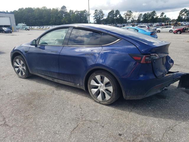 7SAYGDEE0PF704417 - 2023 TESLA MODEL Y BLUE photo 2