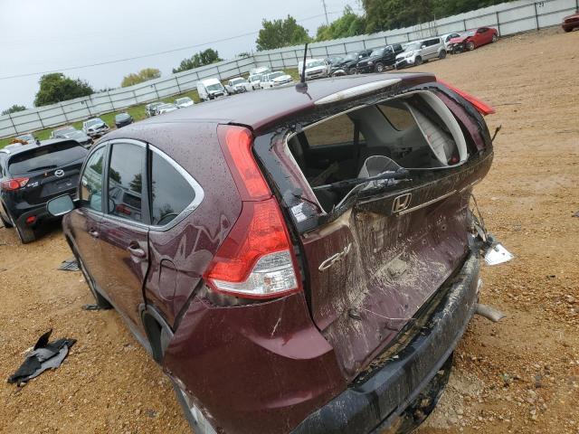 5J6RM4H50DL053105 - 2013 HONDA CR-V EX BURGUNDY photo 2