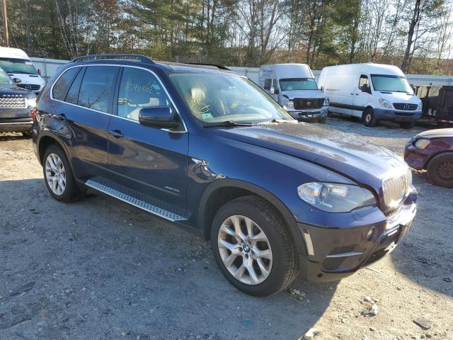 5UXZV4C53D0B23581 - 2013 BMW X5 XDRIVE35I BLUE photo 4