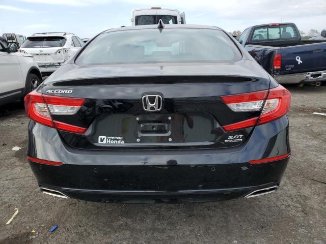 1HGCV2F92NA005526 - 2022 HONDA ACCORD TOURING BLACK photo 6