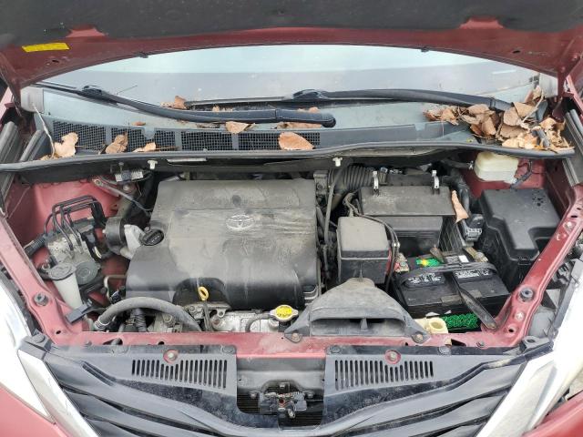 5TDKK3DC8ES516474 - 2014 TOYOTA SIENNA LE MAROON photo 12