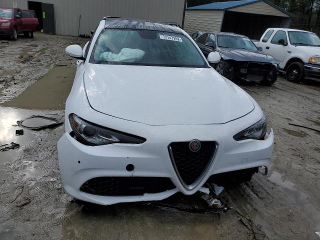 ZARFAECN5J7595759 - 2018 ALFA ROMEO GIULIA TI WHITE photo 5