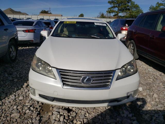 JTHBK1EG0B2455449 - 2011 LEXUS ES 350 WHITE photo 5