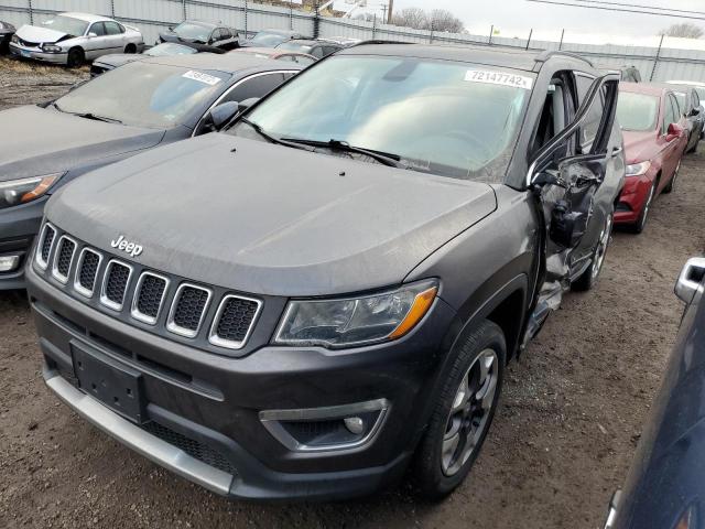 3C4NJDCB4LT193719 - 2020 JEEP COMPASS LIMITED GRAY photo 1