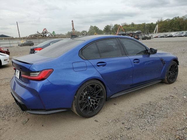 WBS33AY03MFL16874 - 2021 BMW M3 COMPETITION ლურჯი ფოტო 3