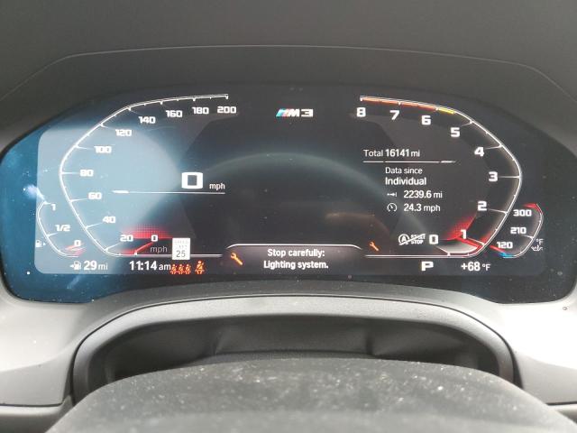 WBS33AY03MFL16874 - 2021 BMW M3 COMPETITION ლურჯი ფოტო 9