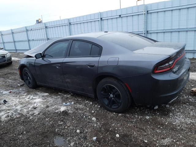 2C3CDXBG6KH657683 - 2019 DODGE CHARGER SXT GRAY photo 2