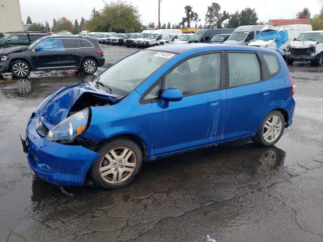 JHMGD37657S063963 - 2007 HONDA FIT S 蓝色 照片 1