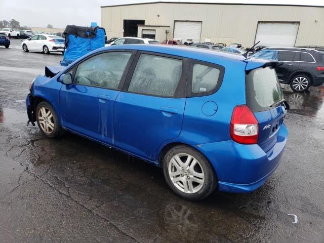 JHMGD37657S063963 - 2007 HONDA FIT S 蓝色 照片 2