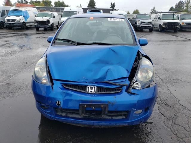 JHMGD37657S063963 - 2007 HONDA FIT S 蓝色 照片 5