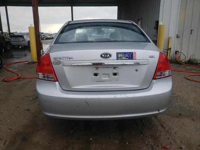 KNAFE221095616047 - 2009 KIA SPECTRA EX SILVER photo 6