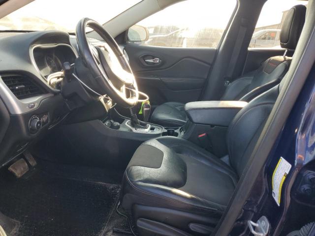 1C4PJMBS0FW786244 - 2015 JEEP CHEROKEE TRAILHAWK BLUE photo 7