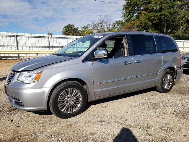 2C4RC1CG2DR734003 - 2013 CHRYSLER TOWN & COU TOURING L SILVER photo 1