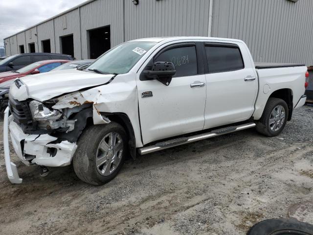 5TFGY5F14EX150440 - 2014 TOYOTA TUNDRA CREWMAX PLATINUM WHITE photo 1