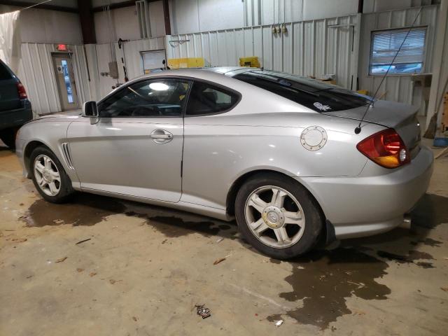 KMHHM65DX3U041640 - 2003 HYUNDAI TIBURON SILVER photo 2