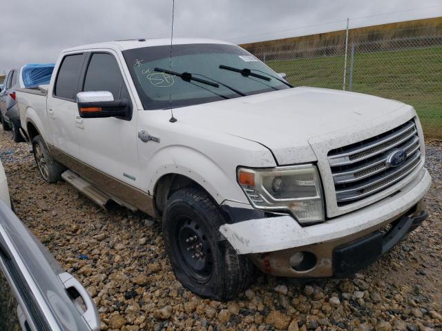 1FTFW1CT1DKD88290 - 2013 FORD F150 SUPERCREW WHITE photo 4