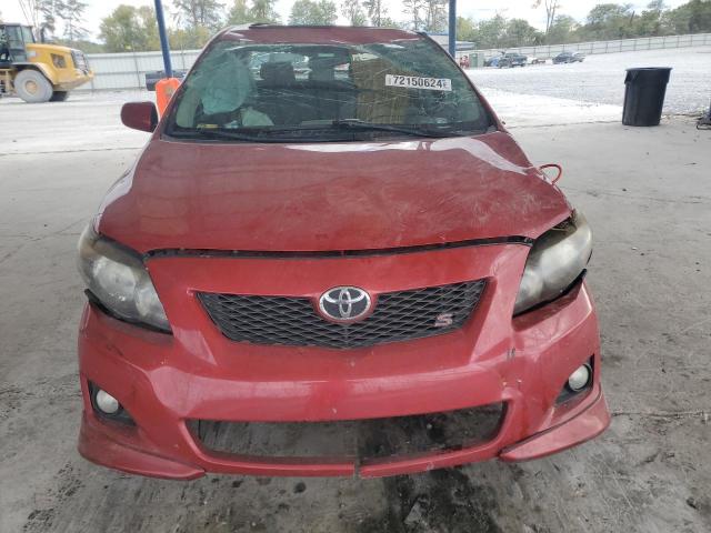 2T1BU40E99C154046 - 2009 TOYOTA COROLLA BASE RED photo 5